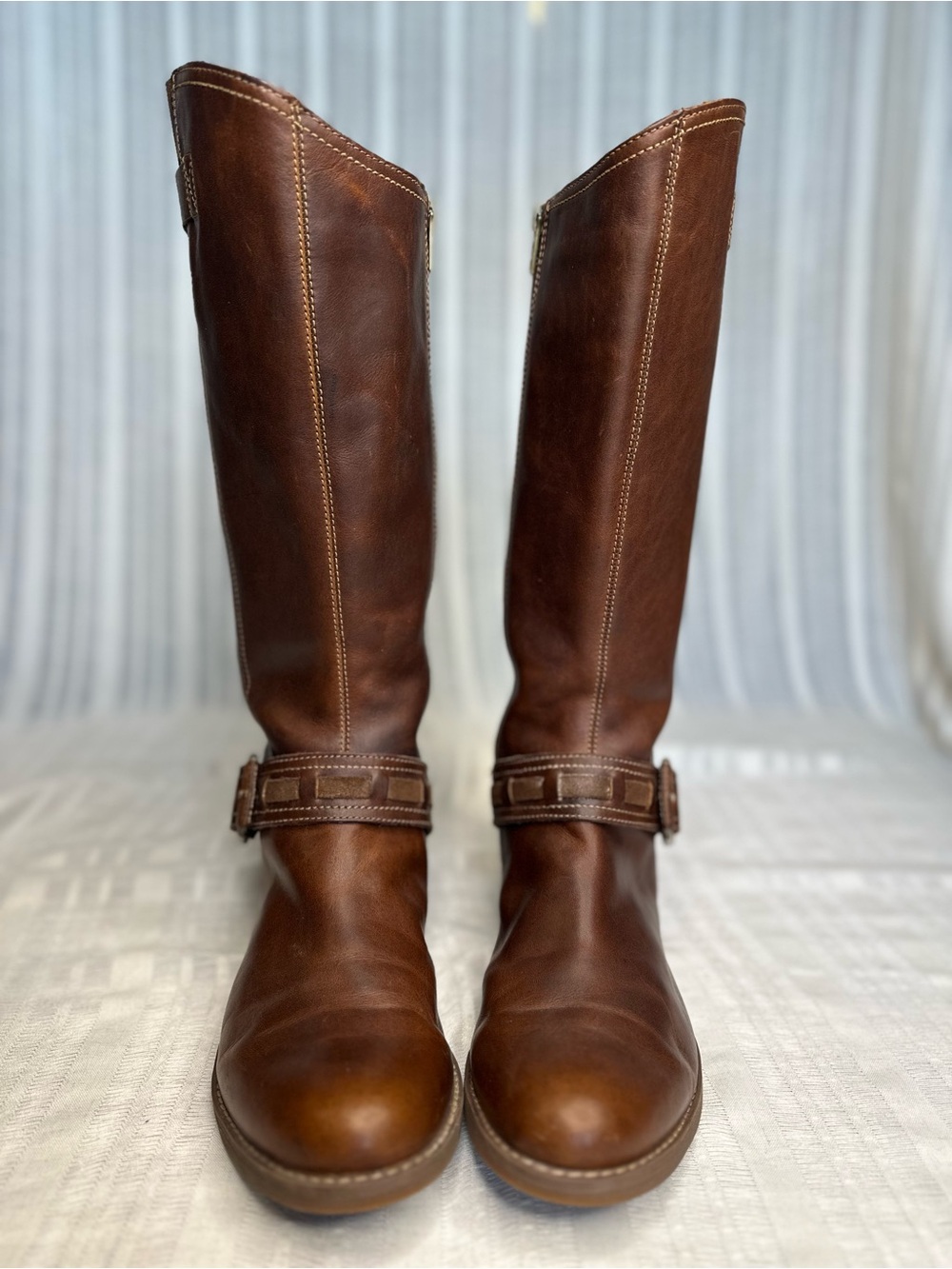 Timberland Savin Hill Brown Tall Boot Tobacco 8.5W - Picture 4 of 9